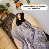 The Plufl Human Dog Bed