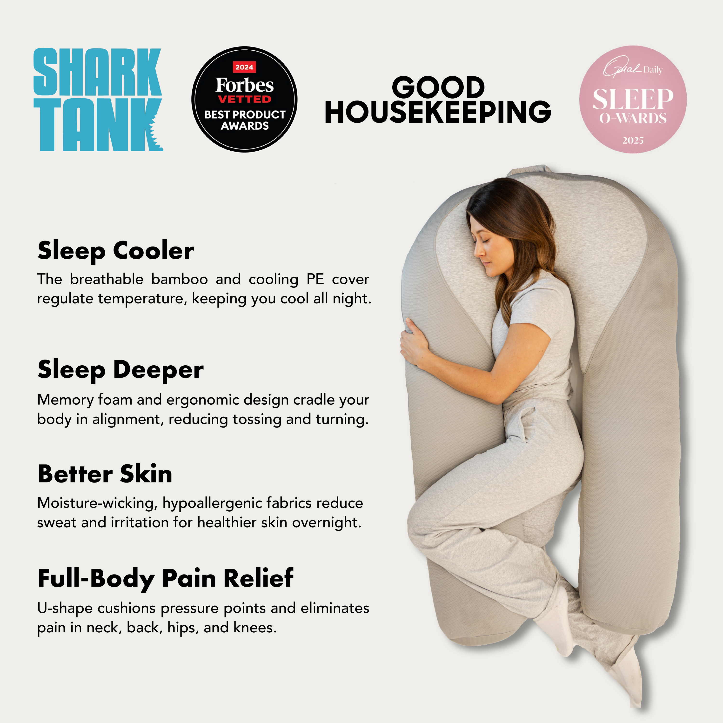 Hugl™ Cooling Body Pillow