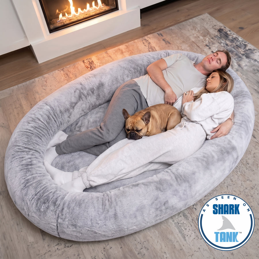 ビーズクッション・クッションソファ Plufl Ultra Comfy Human Dog Bed The Original Human Dog Bed | Giant Dog Beds for Humans | Plufl