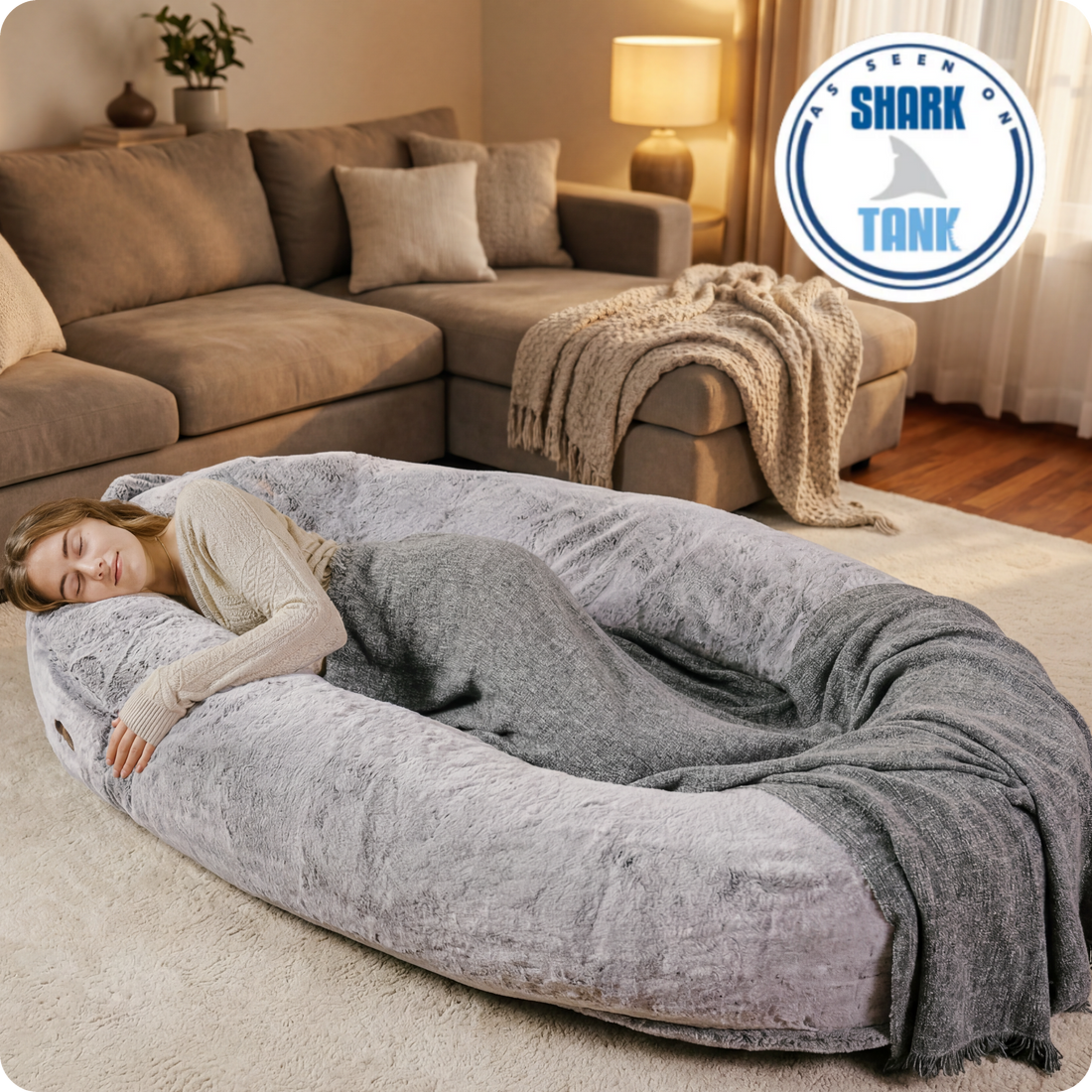 Human Bed The Original Human Dog Bed | Giant Dog Beds for Humans | Plufl