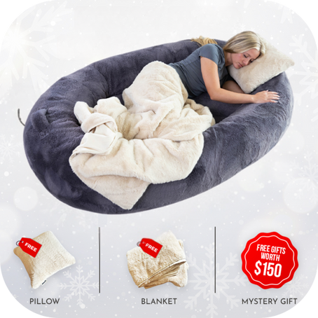 Plufl | The World's First Human Dog Bed | As Seen on Shark Tank