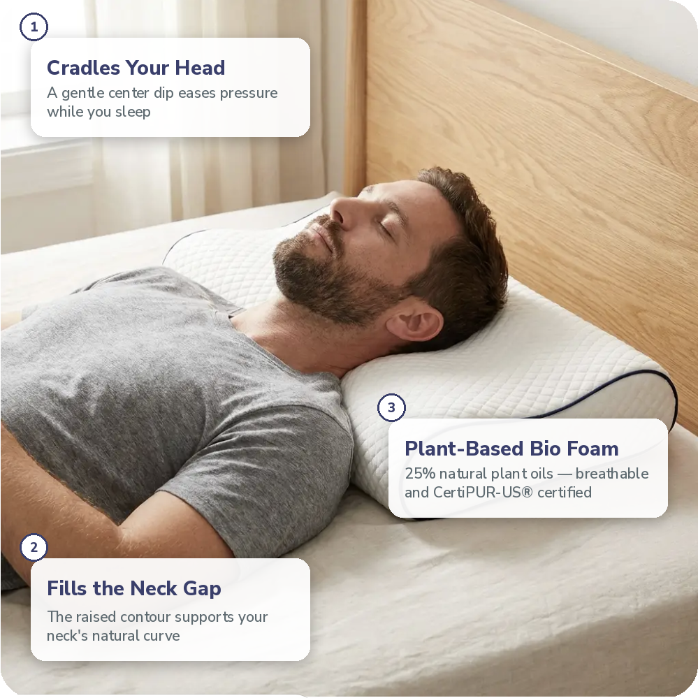 Contour Neck Relief Pillow