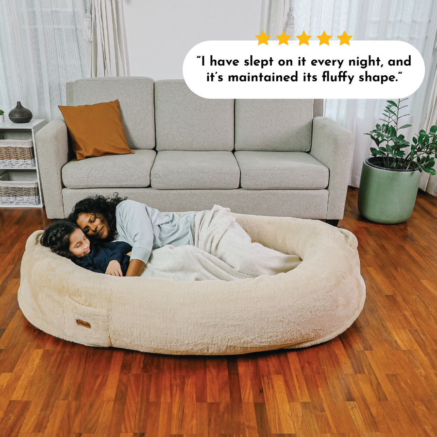 Plufl - The Original Human Dog Bed for Adults