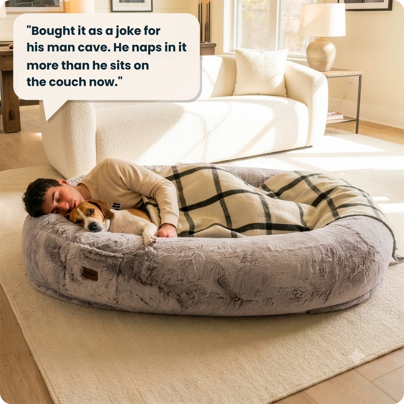 The Original Human Dog Bed | Giant Dog Beds for Humans | Plufl